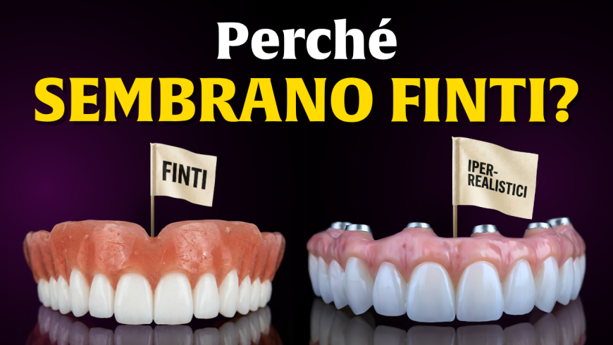 Come evitare l’umiliazione dell’effetto “denti finti” grazie a denti fissi su impianti di qualità